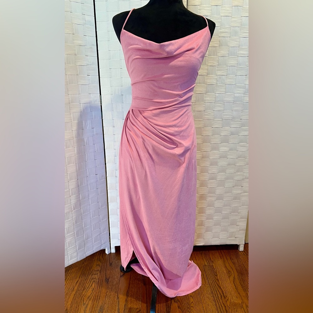 Elegant Pink Special Occasion Dress